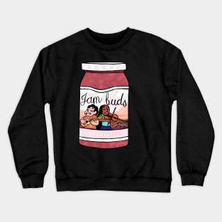 Jam buds strawberry jam Crewneck Sweatshirt